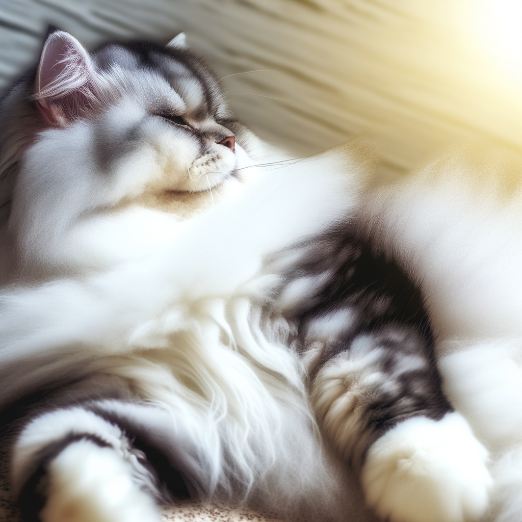Floofy cat chilling
